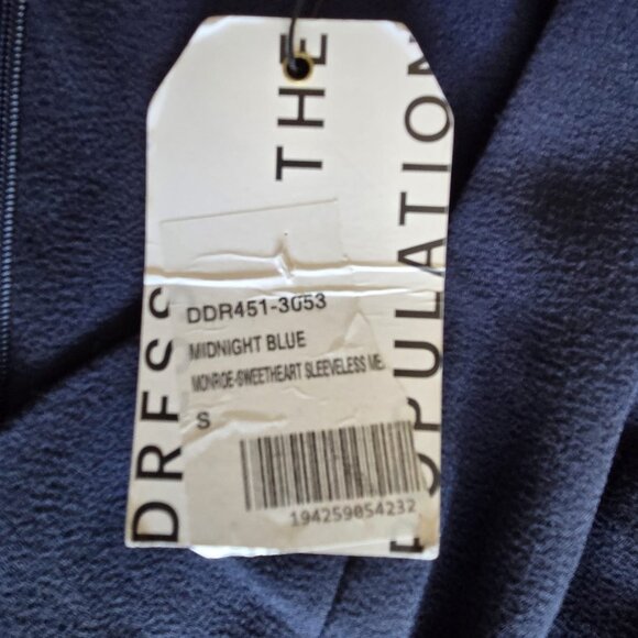 Dress the Population Gown S Monroe Side Slit Dress NWT $248 - Picture 8 of 11